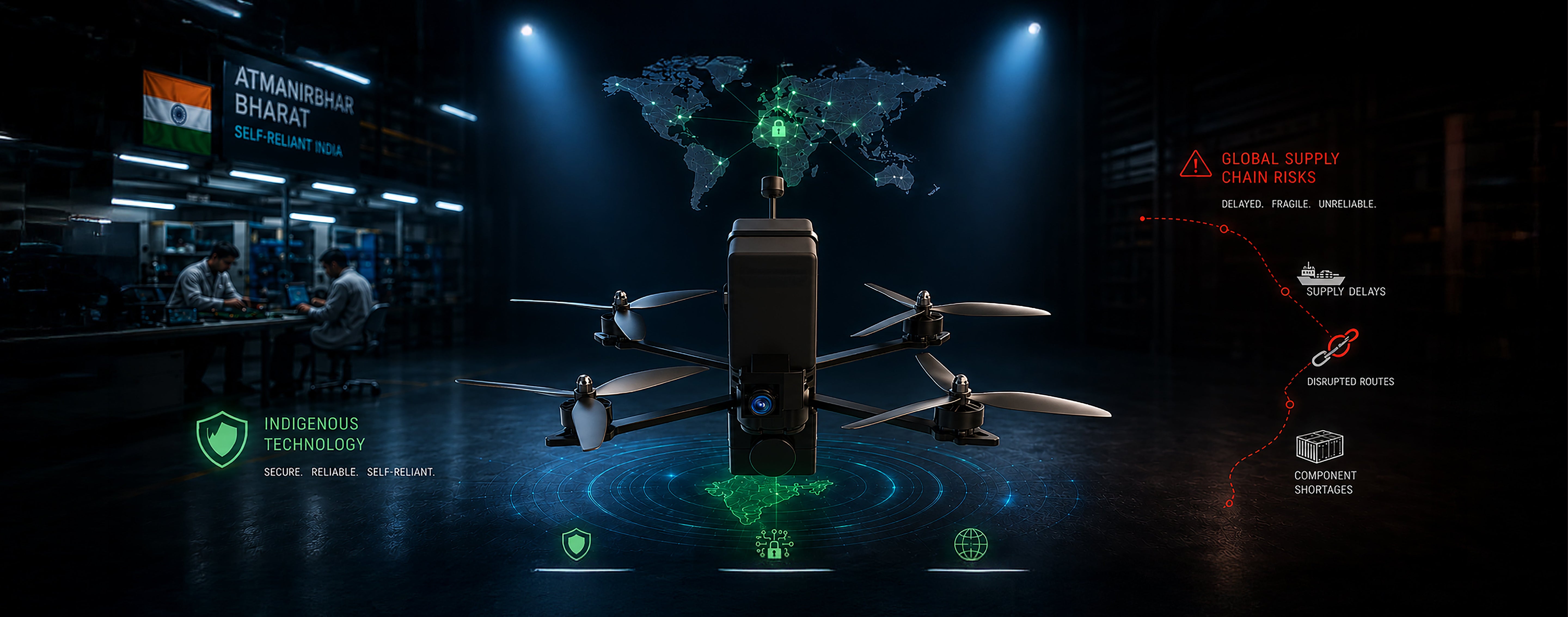 The Role of Indigenous Components in Reducing Drone Supply-Chain Risk